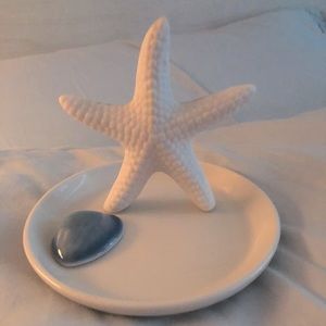 🧡NWOT starfish jewelry and ring dish
